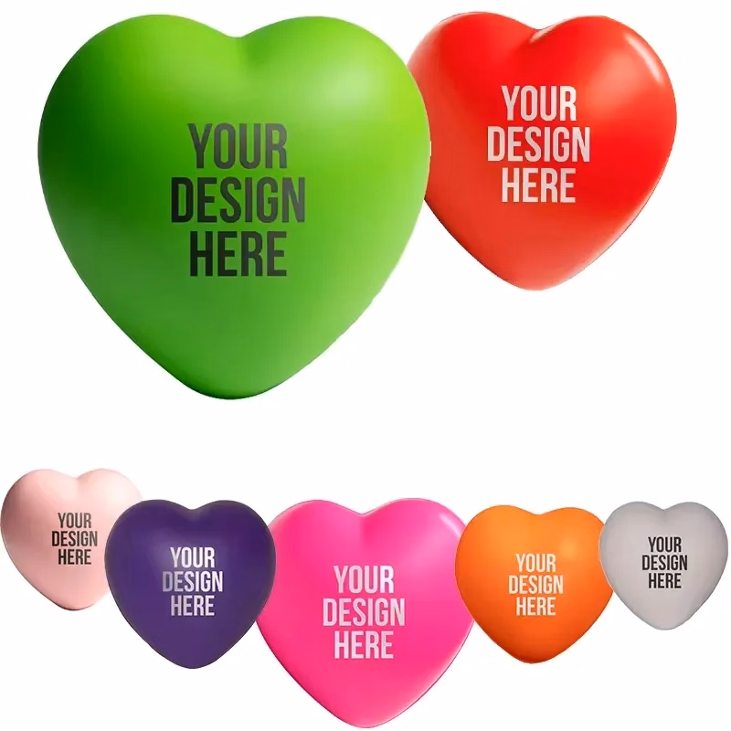 American Flag Heart Shape Stress Ball