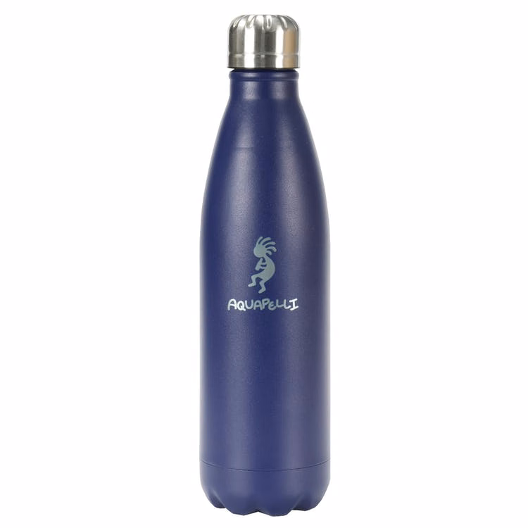 Vacuum Insulated Water Bottles - 16 oz Blue