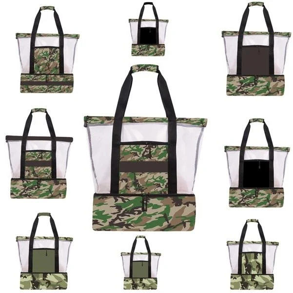Detachable Insulation Mesh Beach Bag 1