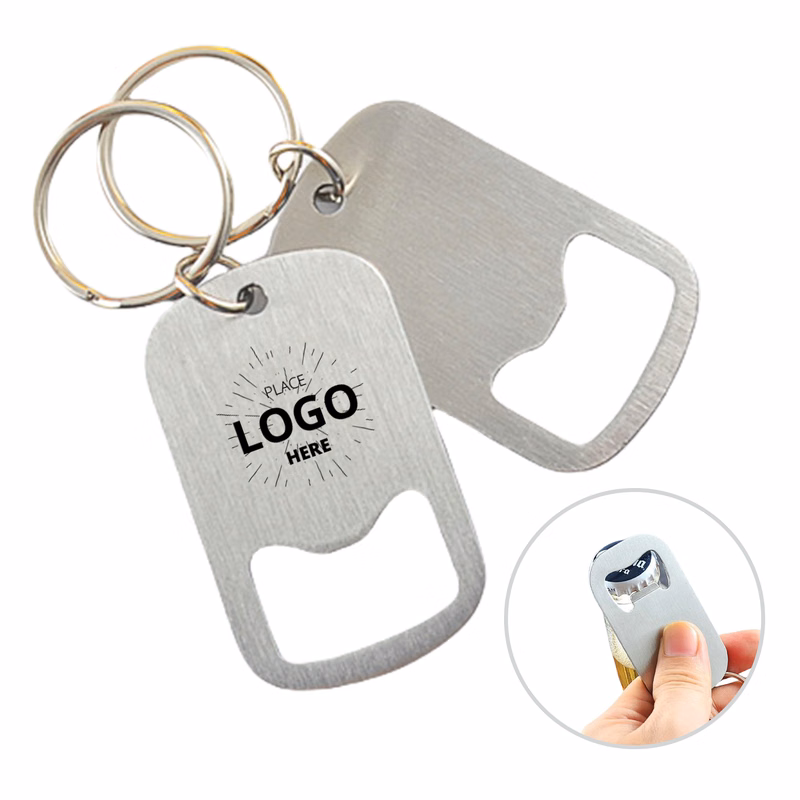 Custom Bottle Opener Metal Keychain