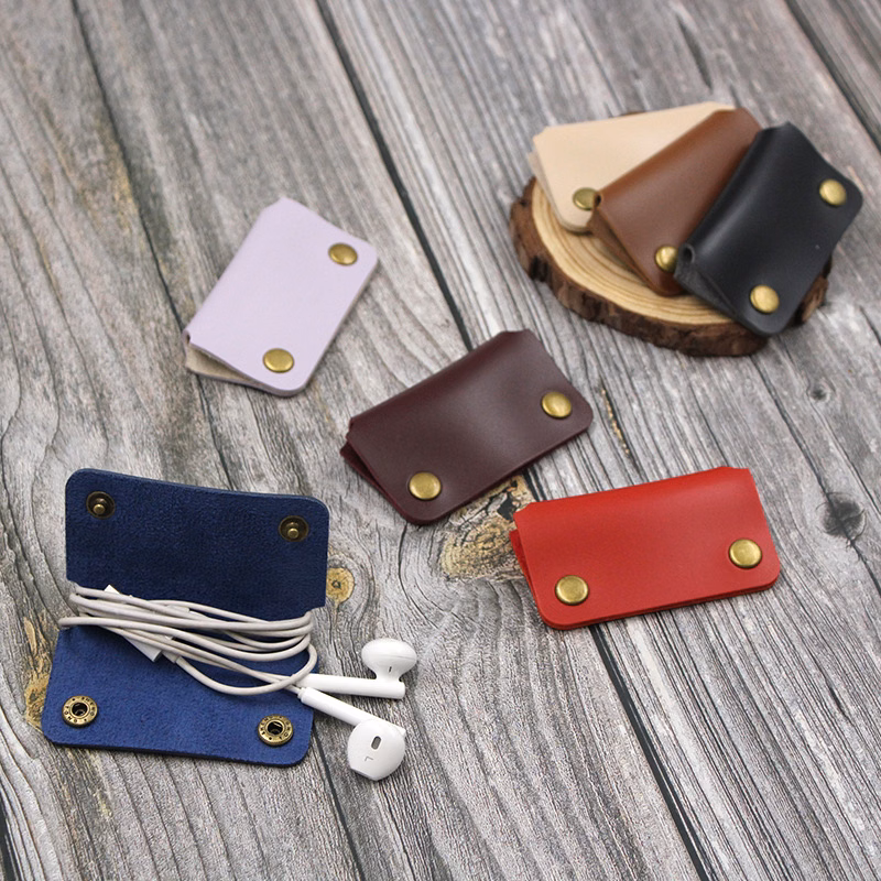 Leather Data Cord Organizer