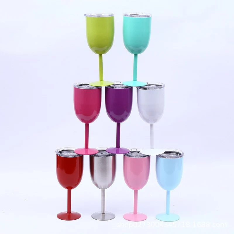 Stainless Steel Bar Restaurant Wine Glass 1