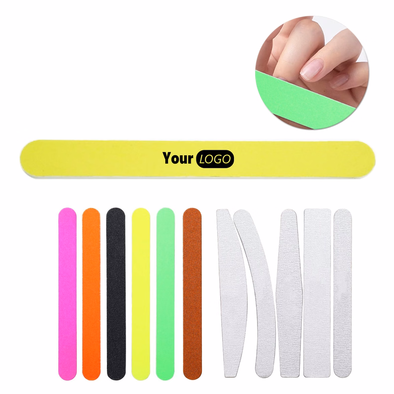 Double Sided Neon Nail File with Multiple Colors