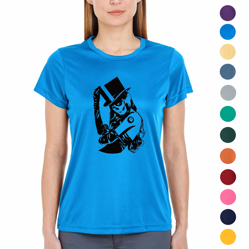 UltraClub 4 oz 100% Micro-Polyester Ladies' Performance T-Shirts