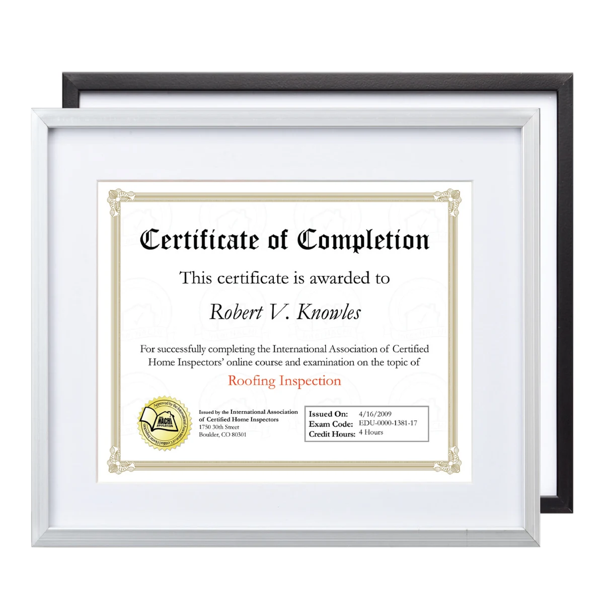Burnell Certificate Frame 1