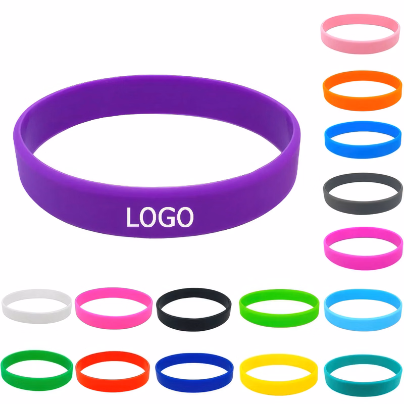 Solid Color Silicone Bracelet