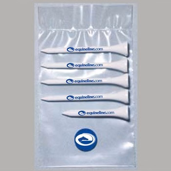 Value Poly Bag Pack w/ Four 2 3/4" Tees, One 2 1/8" Tee & 1 Marker