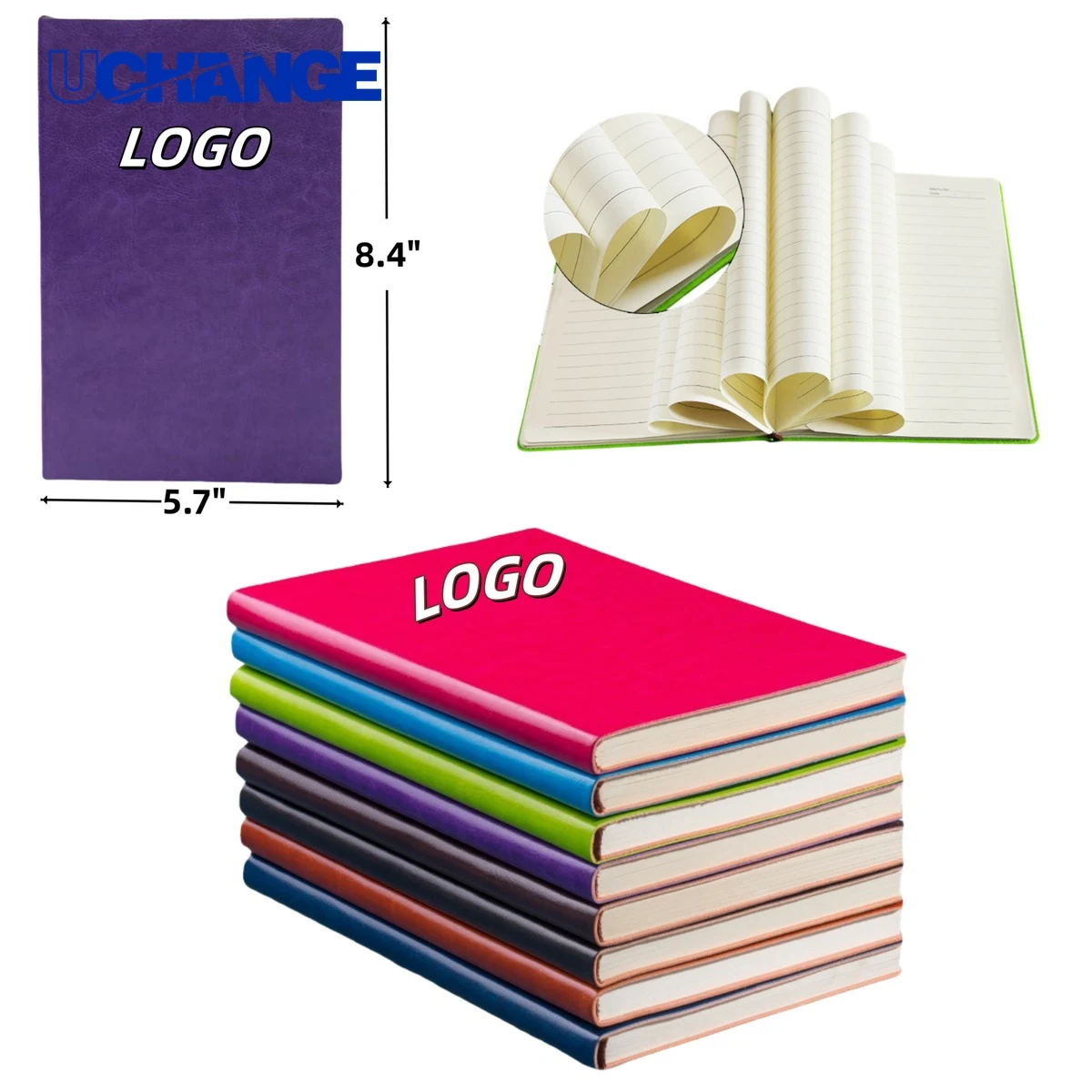 A5 Office PU Leather Notebook Journal 1
