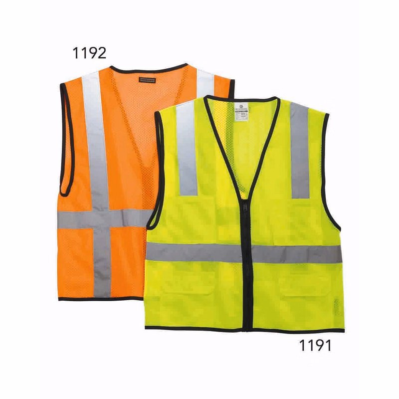 Unisex Economy Mesh 6-Pocket Vest - 1191-1192