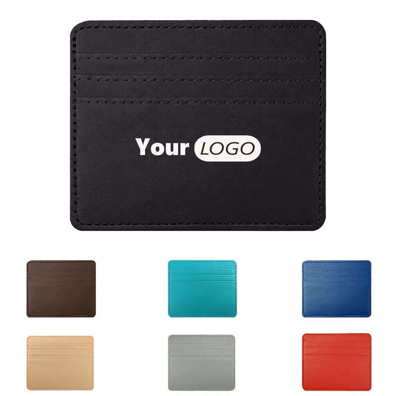 Four Slot PU Card Holder