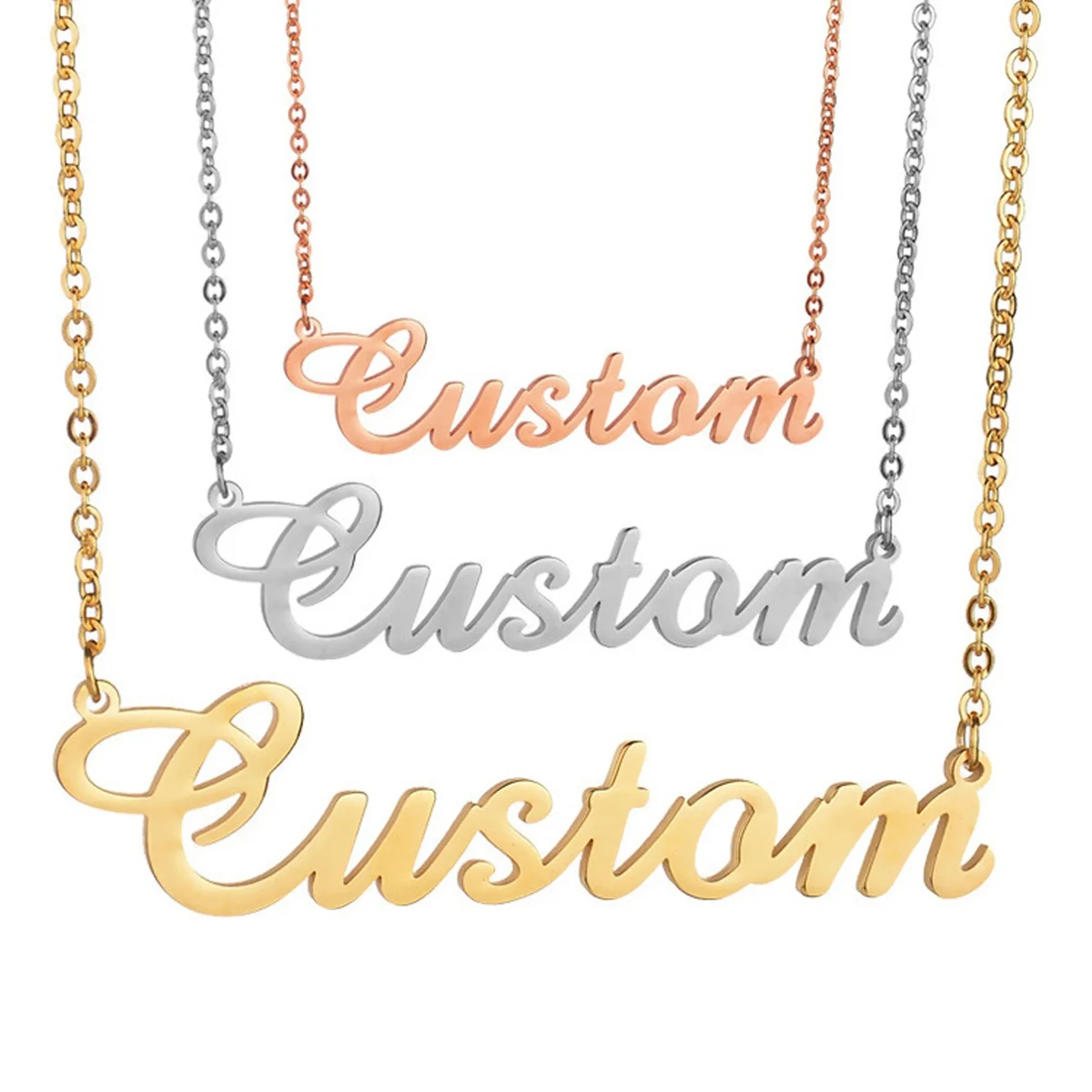 Stainless Steel Custom Name Necklace 1