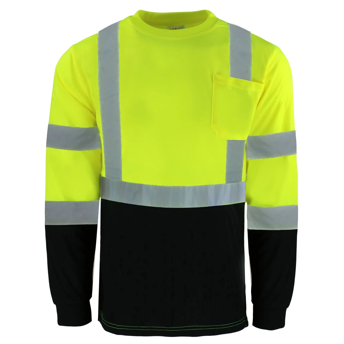 Safety Brite Class 3 HI VIS T-Shirt with Black Bottom 1