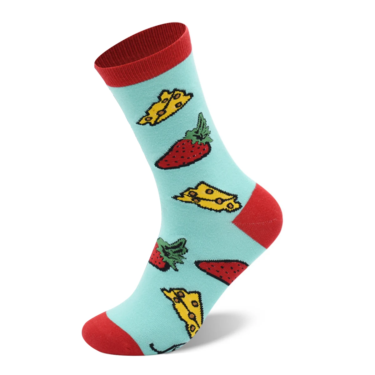 Personalized Jacquard Knit Crew Socks 1