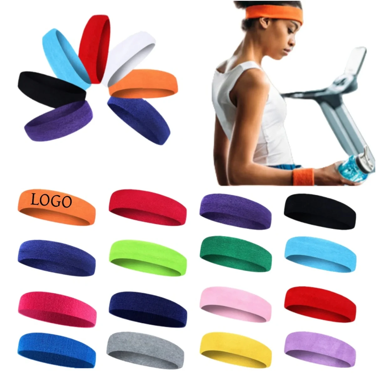Colorful Cotton Heavyweight Headbands 1