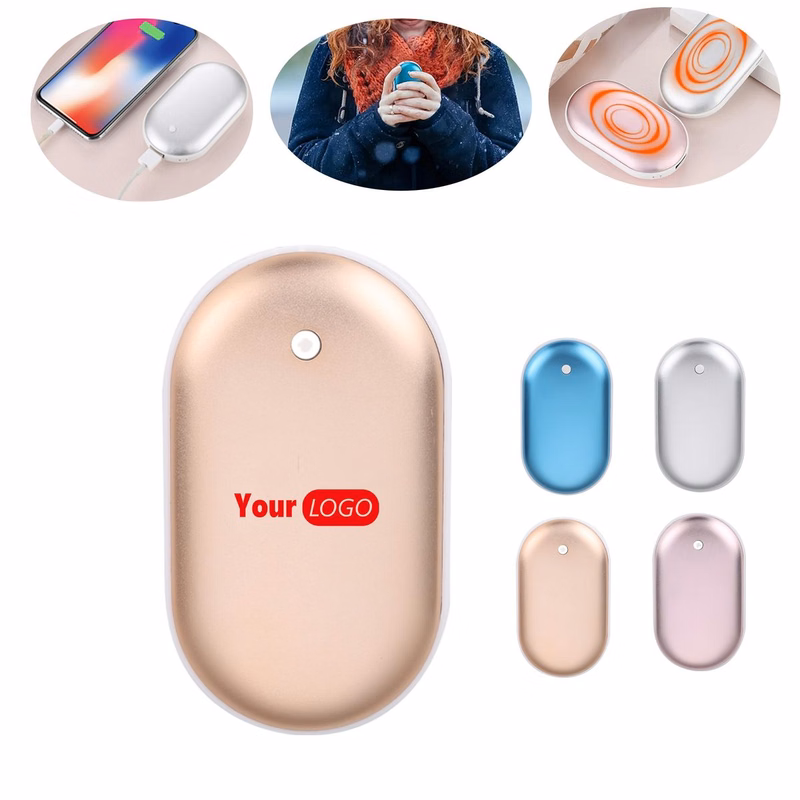Custom Logo Portable Hand Warmer Power Bank