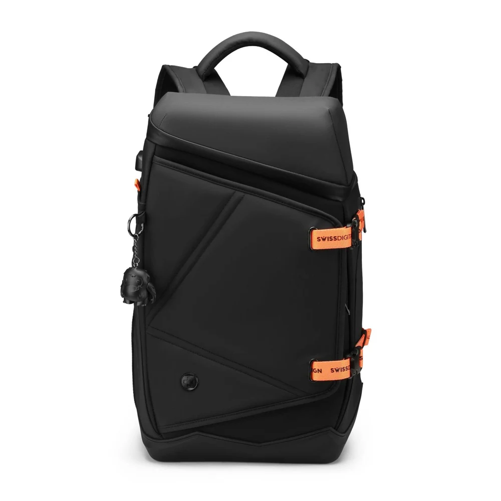 SwissDigital® SEON RFID USB Charging Port Waterproof Backpack 1