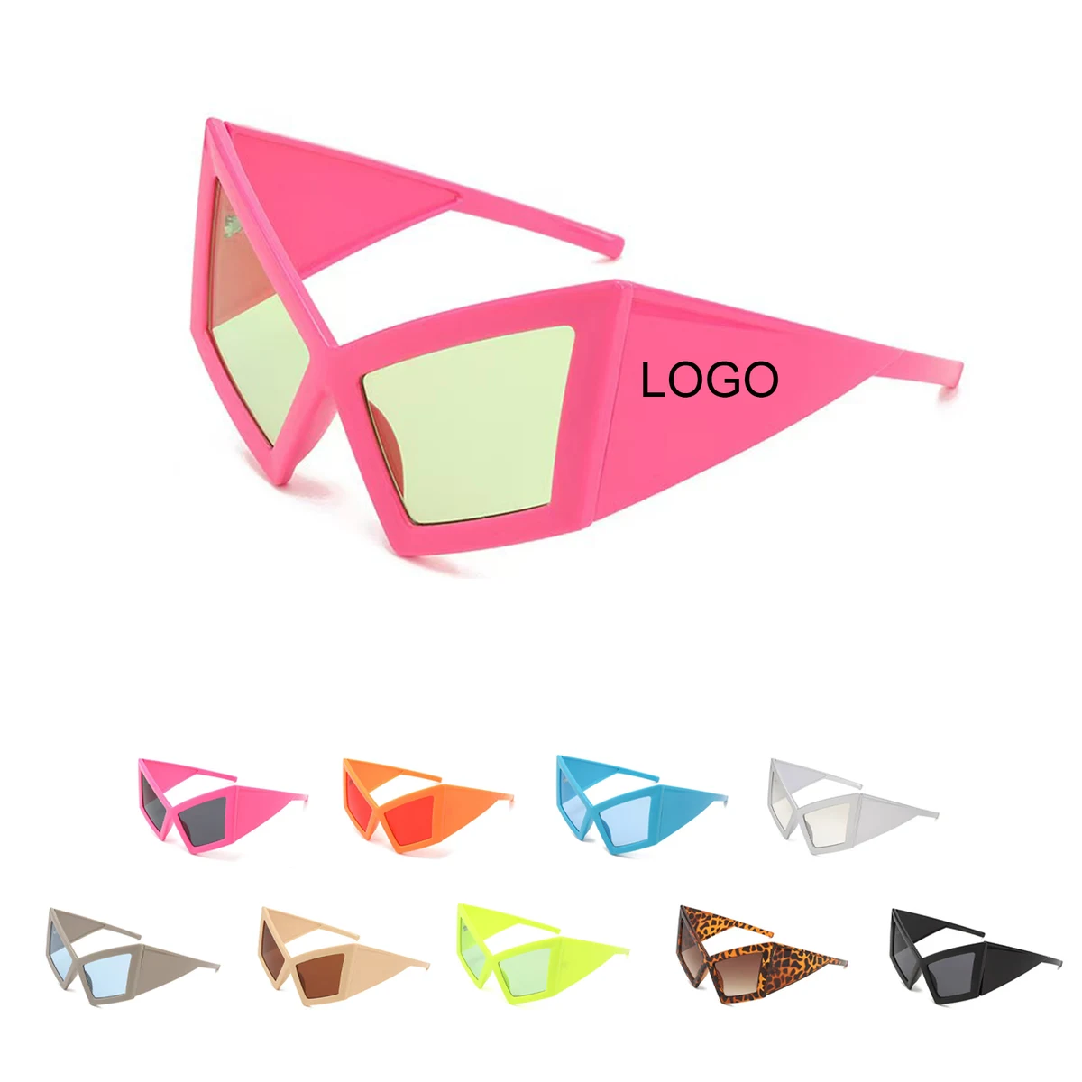 Large Frame Diamond Shaped
Sunglasses 1