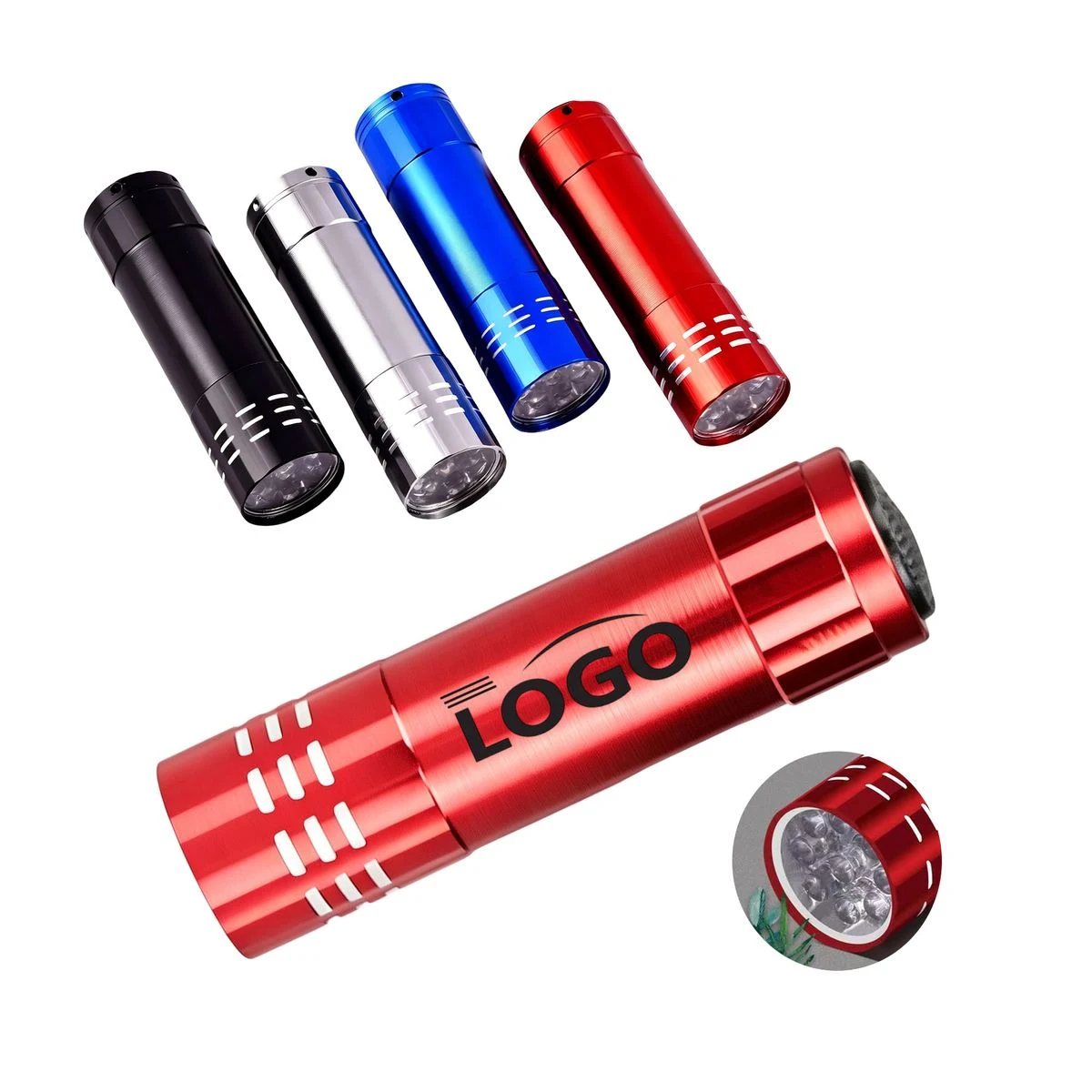 Mini Bright 9led Flashlight 1