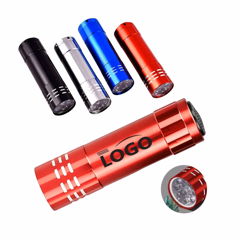 Mini Bright 9led Flashlight