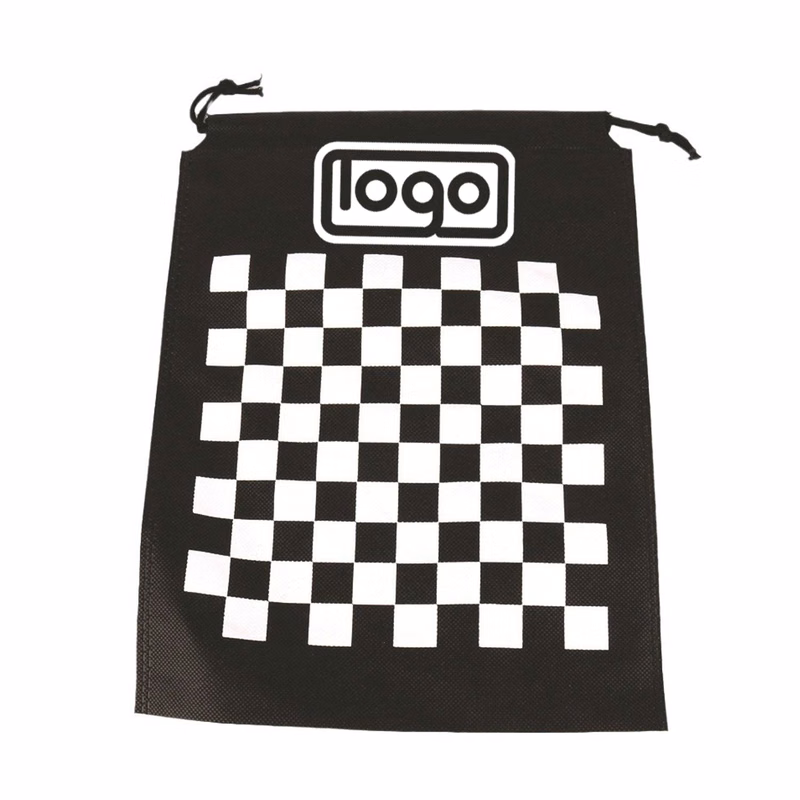 Portable Wooden Chess Set w/ Drawstring Pouch