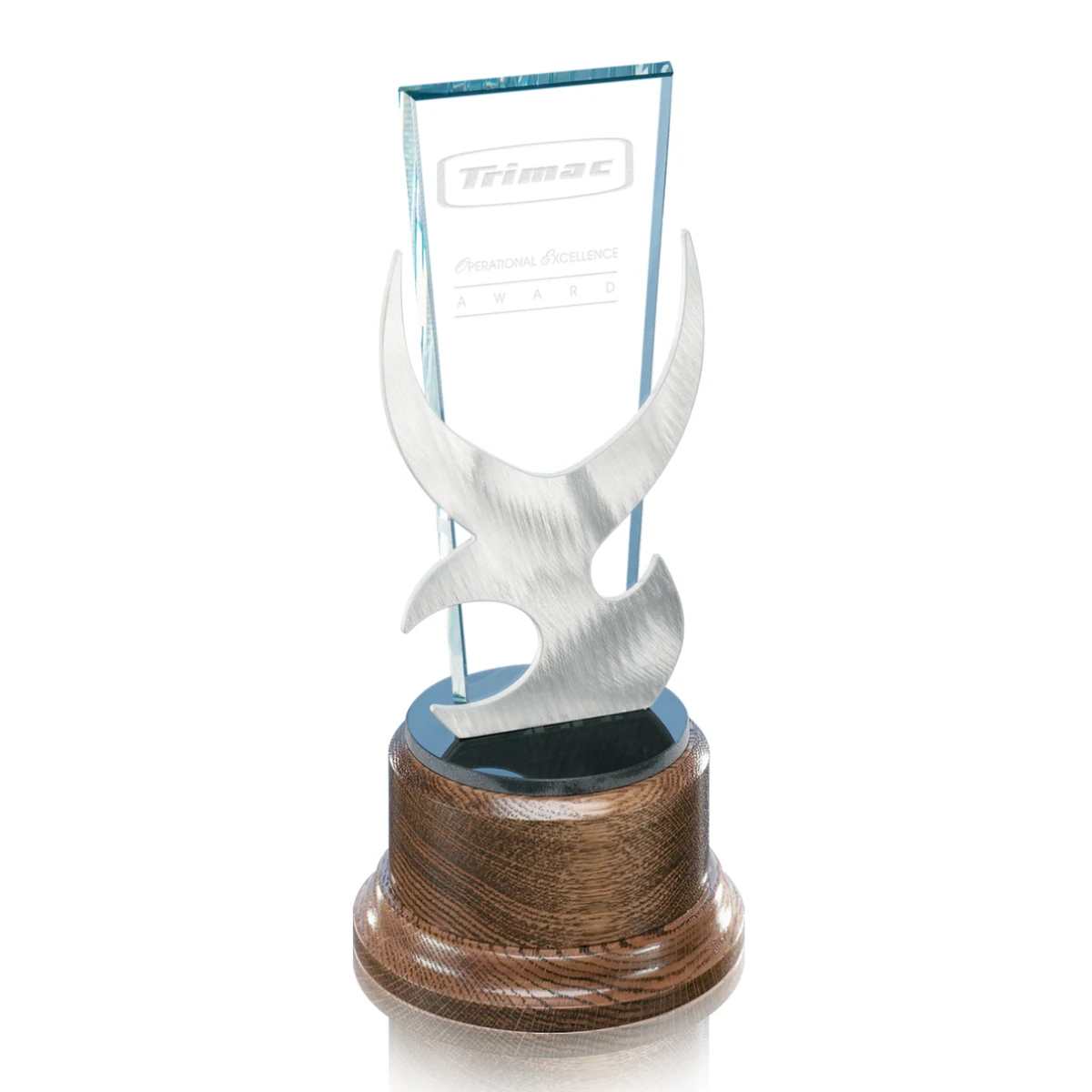 Jasper Trophy Award on Oak Base 1