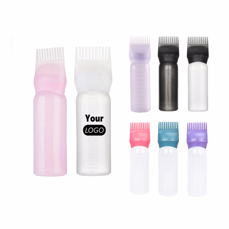 Hair Dye Applicator Bottle with Comb Top
