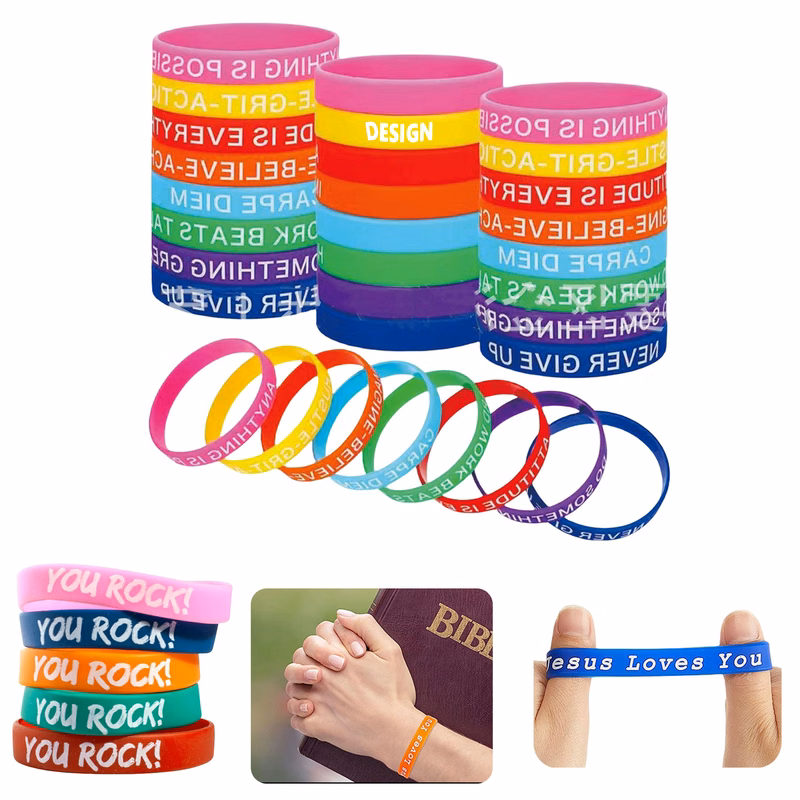 Silicone Bracelets Wristbands