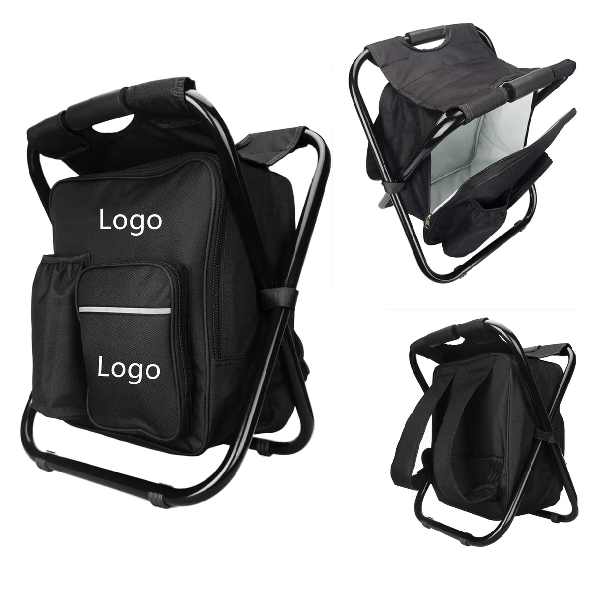 Portable Chair with Cooler Bag 1