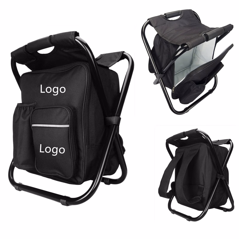 Portable Chair with Cooler Bag