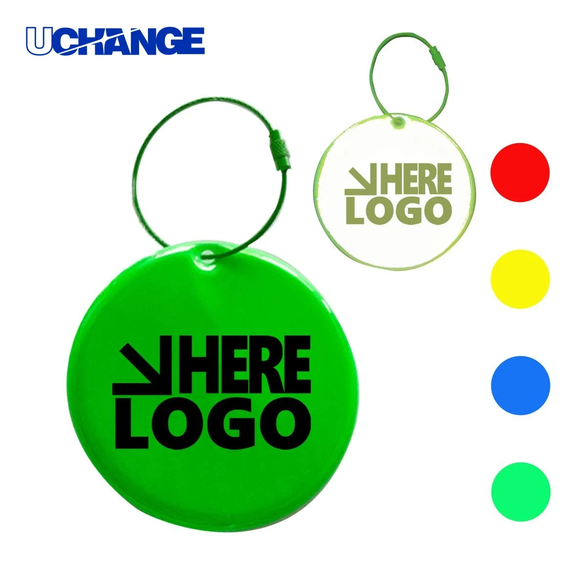 Reflective PVC Circular Pendant 1