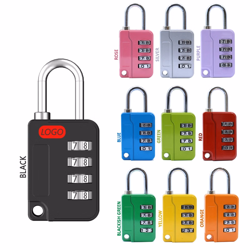 MOQ 50PCSCustomize 4-Digit Resettable Luggage Lock