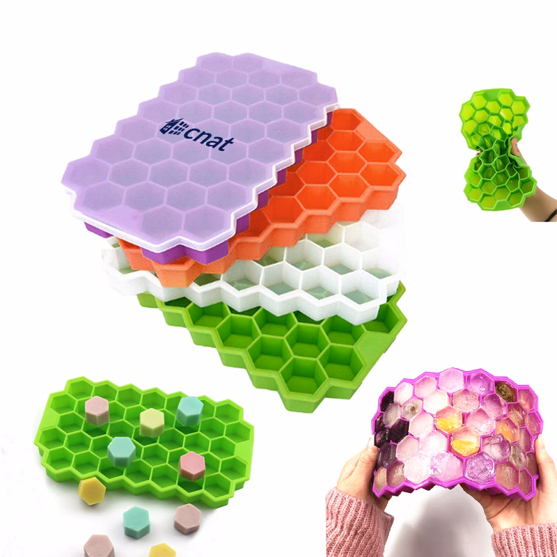 Silicone 37 Honeycomb Shape Ice Cube Mold
