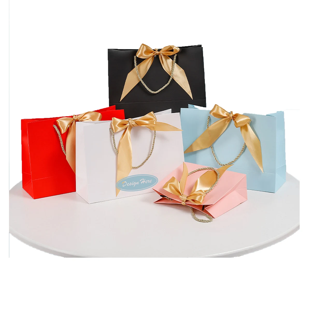 Custom Printed Bowknot Gift Bags for Fashion & Beauty Products 1
