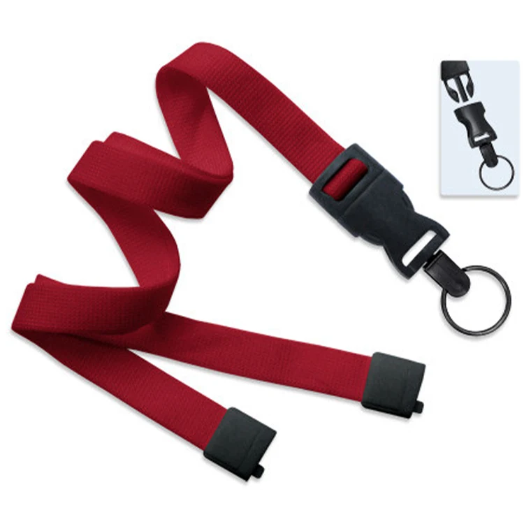 5/8" Lanyard w/ Breakaway and detach Split Ring 1