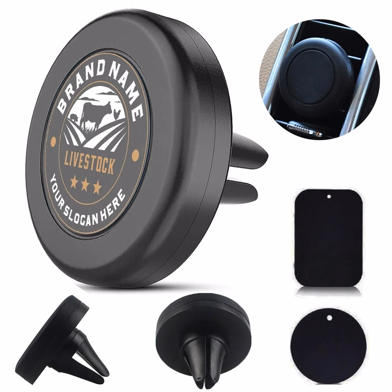 Portable Universal Air Vent Magnetic Car Mount Phone Holder