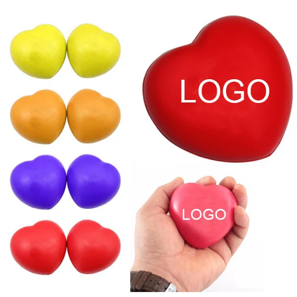2" Heart shape stress reliever 1