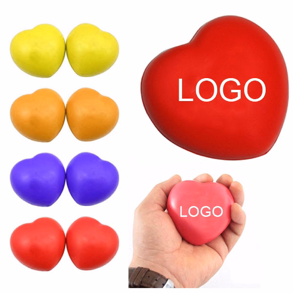 2" Heart shape stress reliever