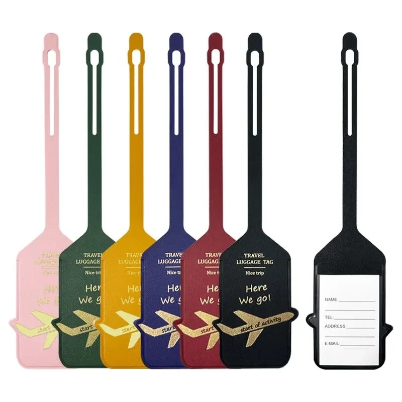 PU Leather Aircraft Luggage Tag 1