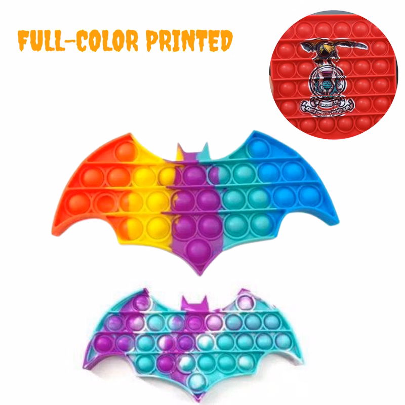 Halloween Bat - Pop It Fidget Toy Full color