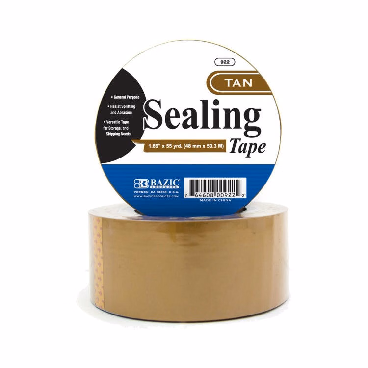 Sealing Tape - Tan 1.88" x 54.6 Yards
