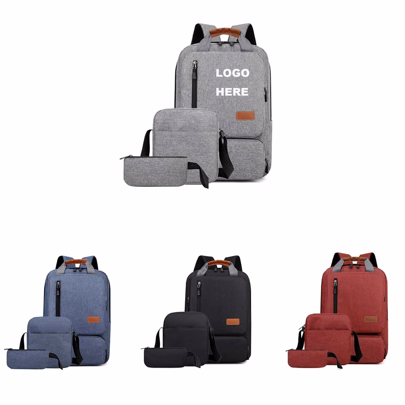 Three Pcs Set Travel Backpack