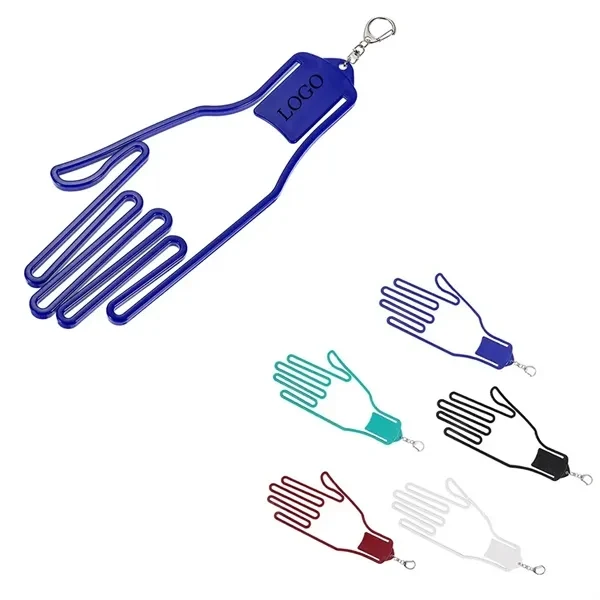Custom ABS Plastic Golf Glove Stretcher with Buckle — Portable Sports Accessory 1