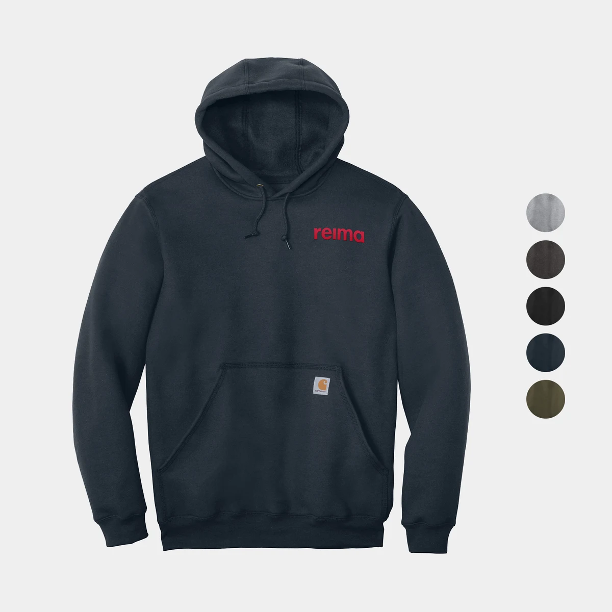 Carhartt® Tall Midweight Hooded Sweatshirt, custom hoodie or sweatshirt with logo imprint 1
