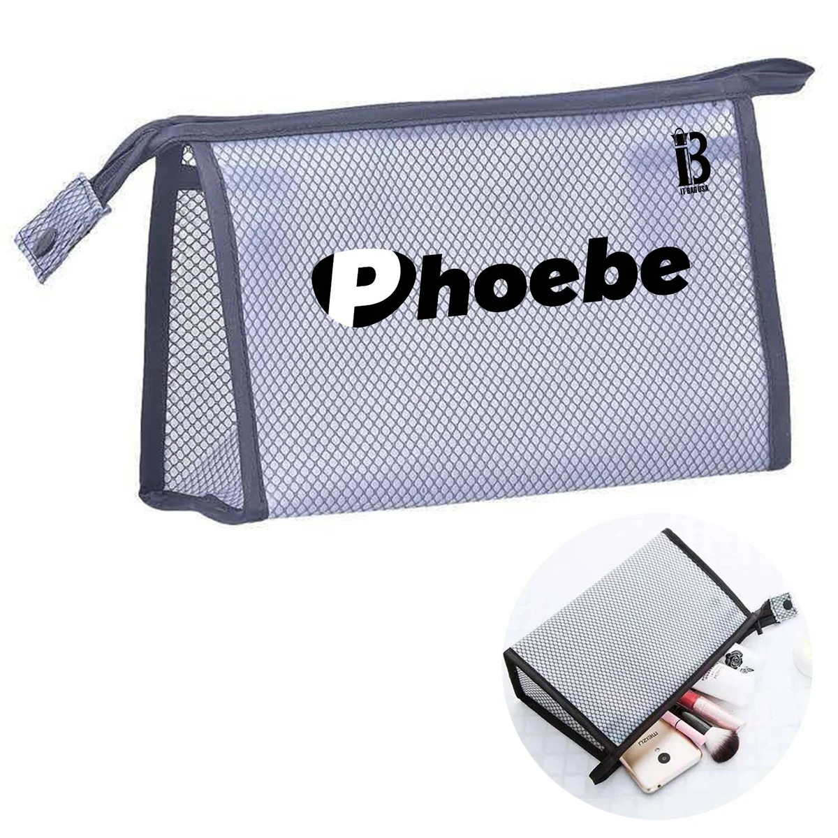 Make Up Organizer Case Pvc Transparent Cosmetic Bag 1