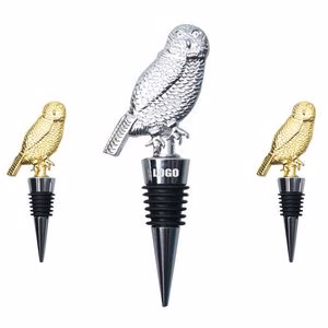 Charming Owl Wine Cork Bottle Stopper