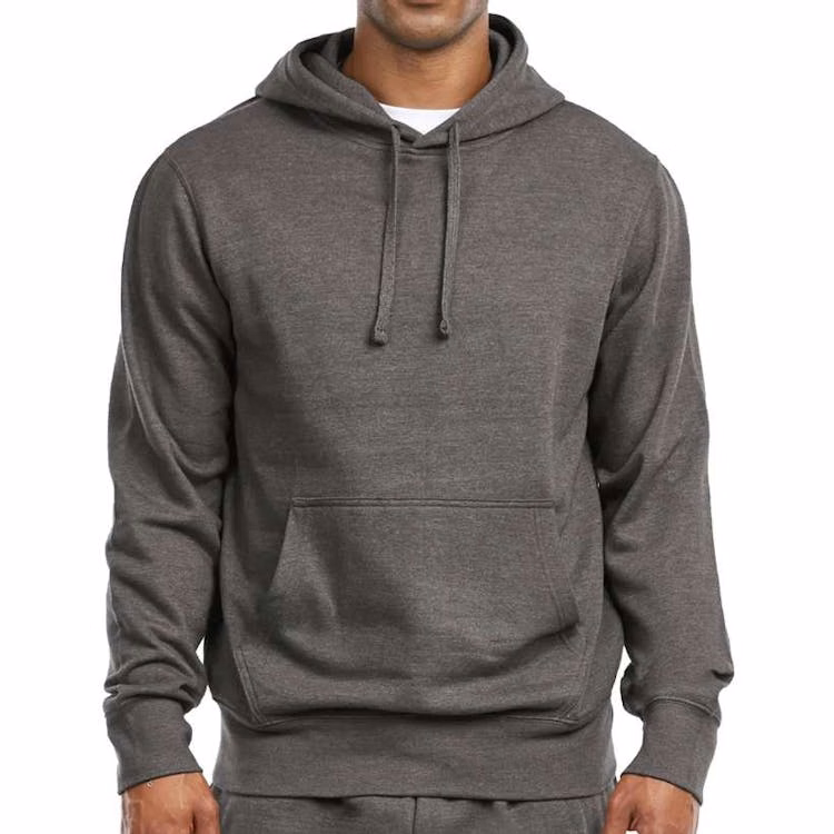Men's Fleece Hoodies - Charcoal 2X