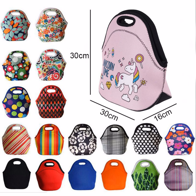 3mm Neoprene Zippered Lunch Cooler Bag