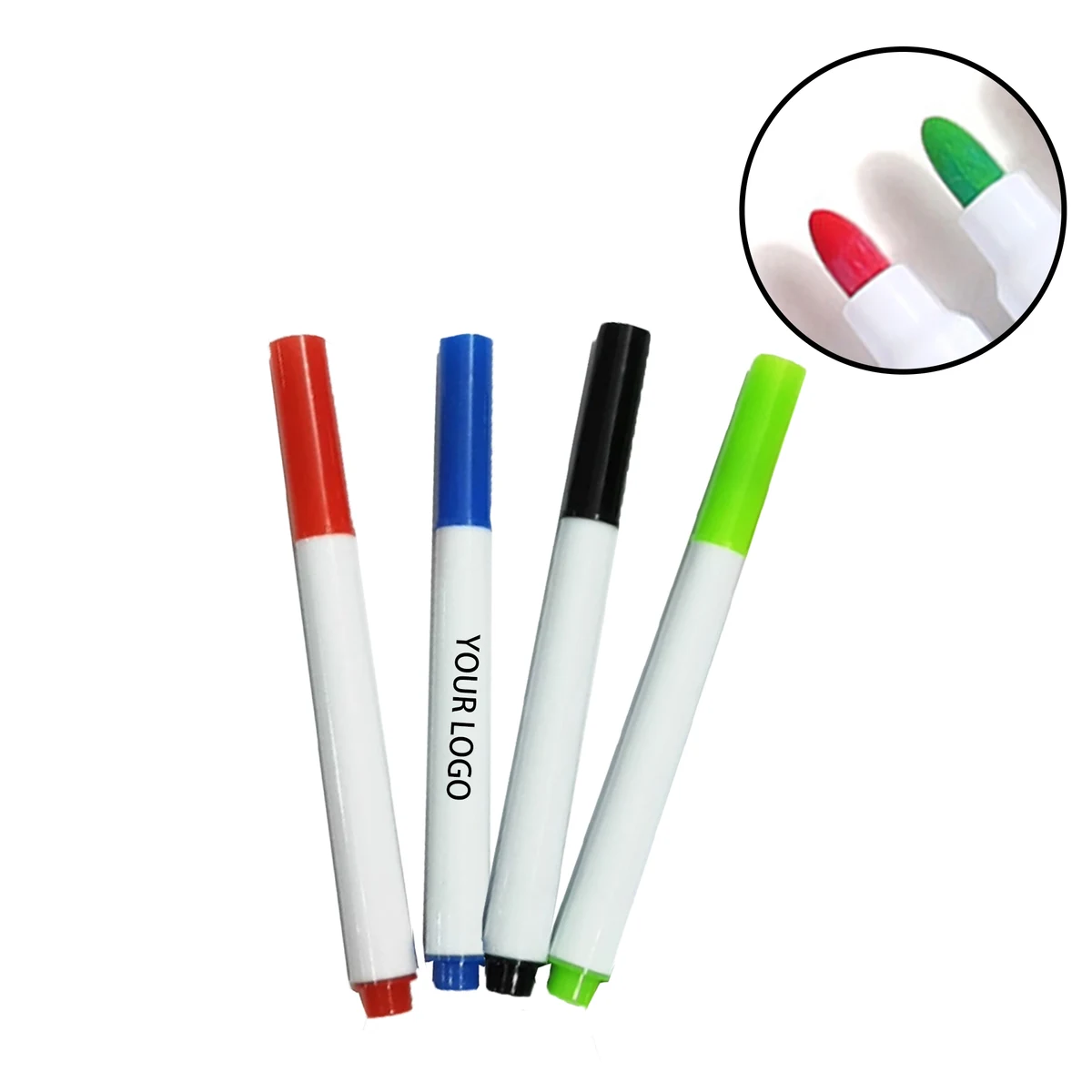 MOQ:50pcs Custom Refillable Dry Erase Markers 1