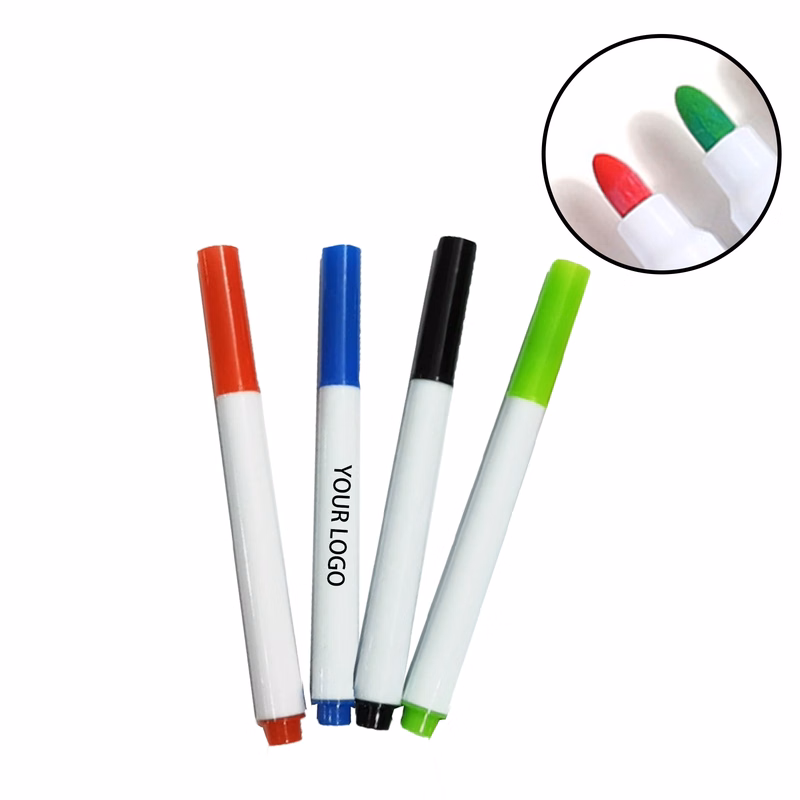 MOQ:50pcs Custom Refillable Dry Erase Markers