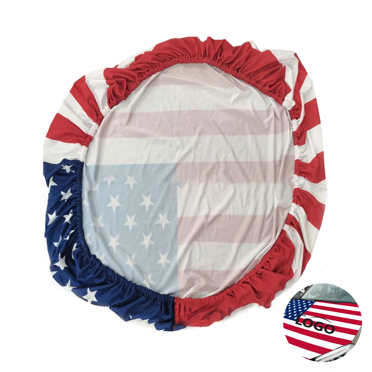 American Flag Car Roof Cover 1